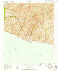 Triunfo Pass 1949 topographic map thumbnail