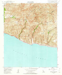 Triunfo Pass 1949 topographic map thumbnail