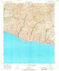 Triunfo Pass 1949 topographic map thumbnail