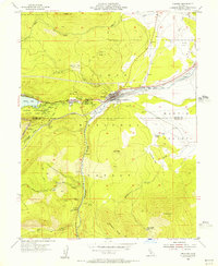 Truckee 1955 topographic map thumbnail