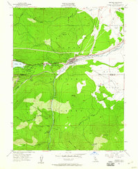 Truckee 1955 topographic map thumbnail