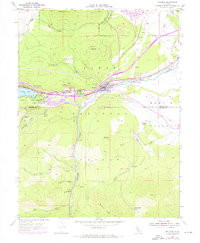Truckee 1955 topographic map thumbnail