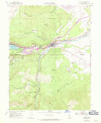 Truckee 1955 topographic map thumbnail