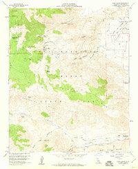 Tubb Canyon 1959 topographic map thumbnail