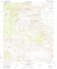 Tubb Canyon 1959 topographic map thumbnail