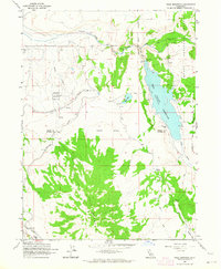 Tule Mountain 1962 topographic map thumbnail