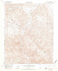 Tumey Hills 1956 topographic map thumbnail