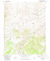 Tungsten Hills 1982 topographic map preview