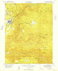 Tuolumne 1949 topographic map thumbnail