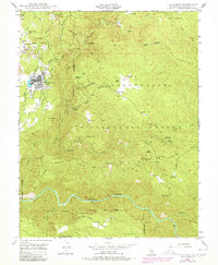 Tuolumne 1948 topographic map thumbnail