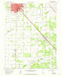 Turlock 1961 topographic map thumbnail