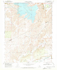 Turlock Lake 1968 topographic map thumbnail