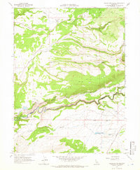 Tuscan Buttes NE 1965 topographic map thumbnail