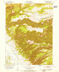 Tuscan Springs 1951 topographic map thumbnail