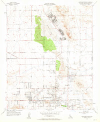 Twentynine Palms 1955 topographic map thumbnail