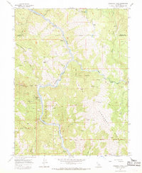 Updegraff Ridge 1967 topographic map thumbnail