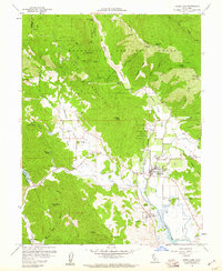 Upper Lake 1958 topographic map thumbnail