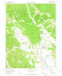 Upper Lake 1958 topographic map thumbnail