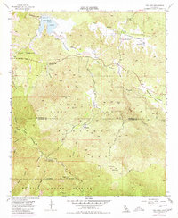 Vail Lake 1953 topographic map thumbnail
