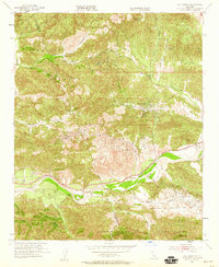 Val Verde 1952 topographic map thumbnail