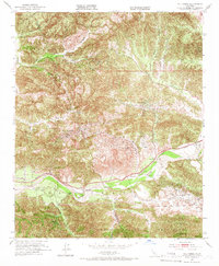 Val Verde 1952 topographic map thumbnail