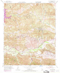 Val Verde 1952 topographic map thumbnail