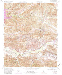 Val Verde 1952 topographic map thumbnail