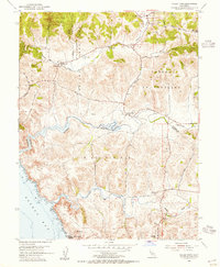 Valley Ford 1954 topographic map thumbnail