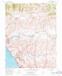Valley Ford 1954 topographic map thumbnail