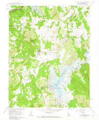 Valley Springs 1962 topographic map thumbnail