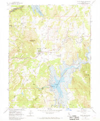 Valley Springs 1962 topographic map thumbnail