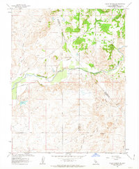 Valley Springs SW 1962 topographic map thumbnail