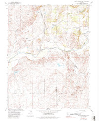 Valley Springs SW 1962 topographic map thumbnail