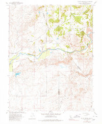 Valley Springs SW 1962 topographic map thumbnail