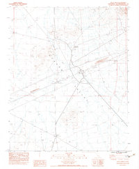 Valley Wells 1983 topographic map thumbnail
