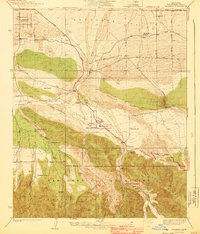 Valyermo 1940 topographic map thumbnail