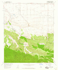 Valyermo 1958 topographic map thumbnail