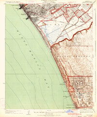 Venice 1934 topographic map thumbnail