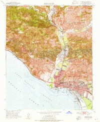 Ventura 1951 topographic map thumbnail