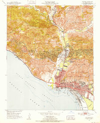 Ventura 1951 topographic map thumbnail