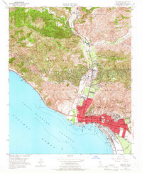 Ventura 1951 topographic map thumbnail