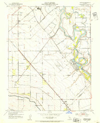 Vernalis 1952 topographic map thumbnail