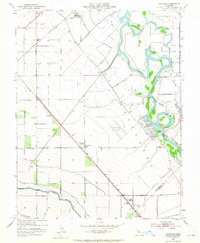 Vernalis 1952 topographic map thumbnail