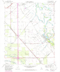 Vernalis 1969 topographic map thumbnail
