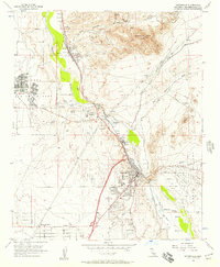 Victorville 1956 topographic map thumbnail
