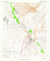 Victorville 1956 topographic map thumbnail