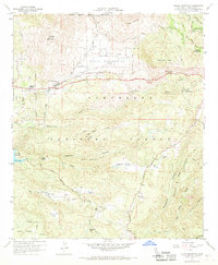 Viejas Mountain 1960 topographic map thumbnail