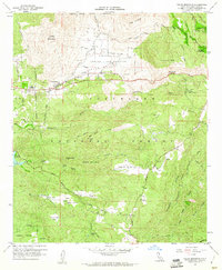 Viejas Mountain 1960 topographic map thumbnail