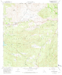 Viejas Mountain 1960 topographic map thumbnail