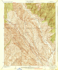 Violin Canyon 1937 topographic map thumbnail